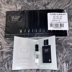 PLAYBOY NIB The Club Sample 12pc - Black Edition for Men